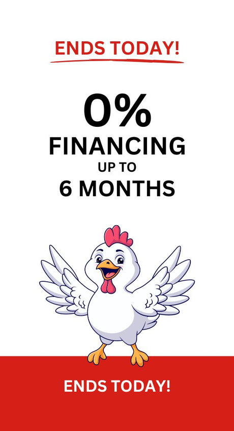 0% Financing up to 6 months promotion ends November 6, 2025.