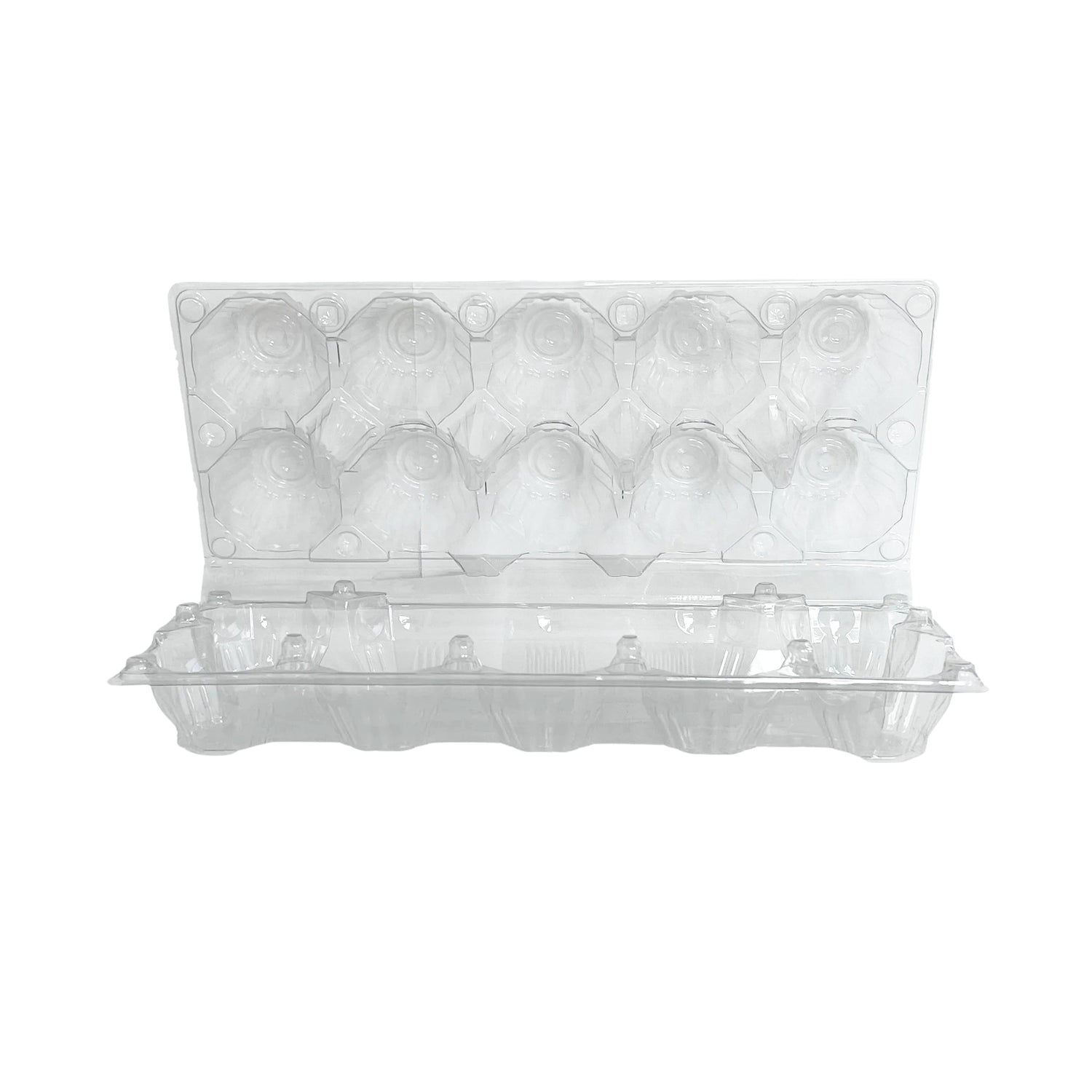 Hatching Time Cimuka. 10 chicken egg carton can be seen with lid open.