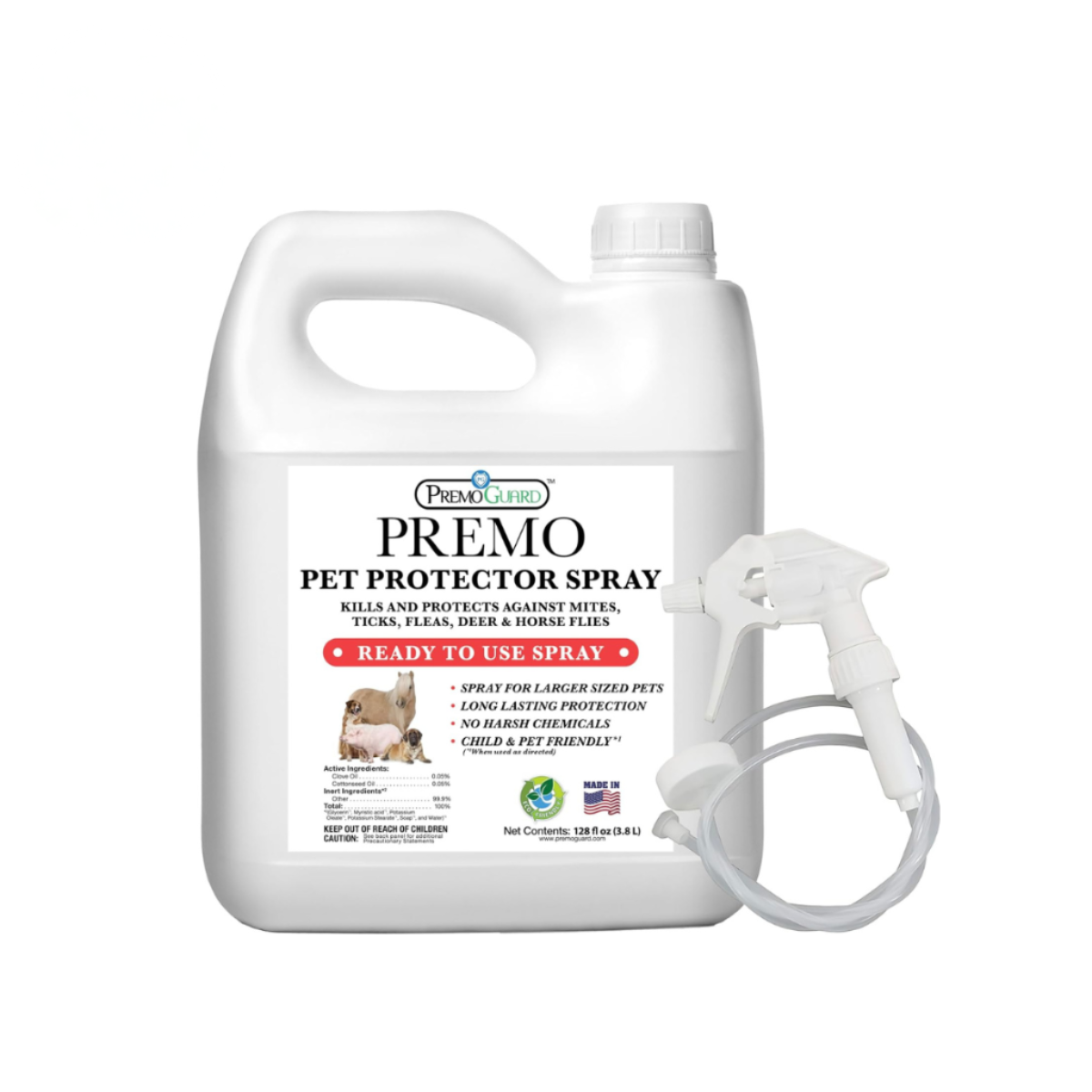 Pet Protector - Plant Based All Natural Non-Toxic - By Premo Guard