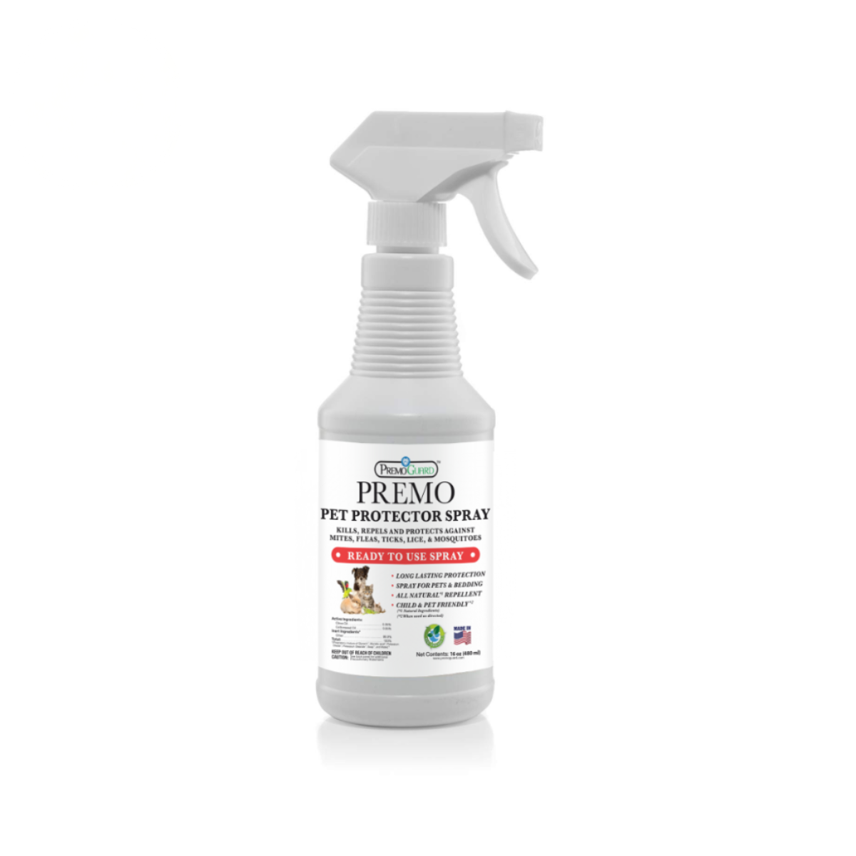 Pet Protector - Plant Based All Natural Non-Toxic - By Premo Guard