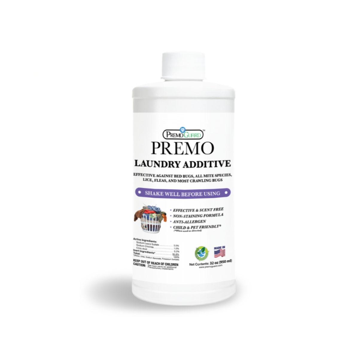 Bed Bug & Mite Laundry Additive by Premo Guard