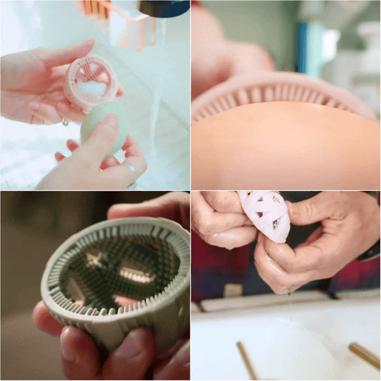 Good Egg Stuff Feathered Family Brush Pack