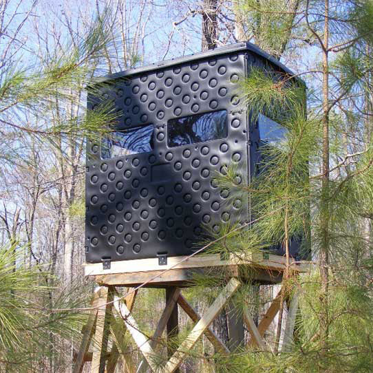 4x6 Hunting Blind with trees