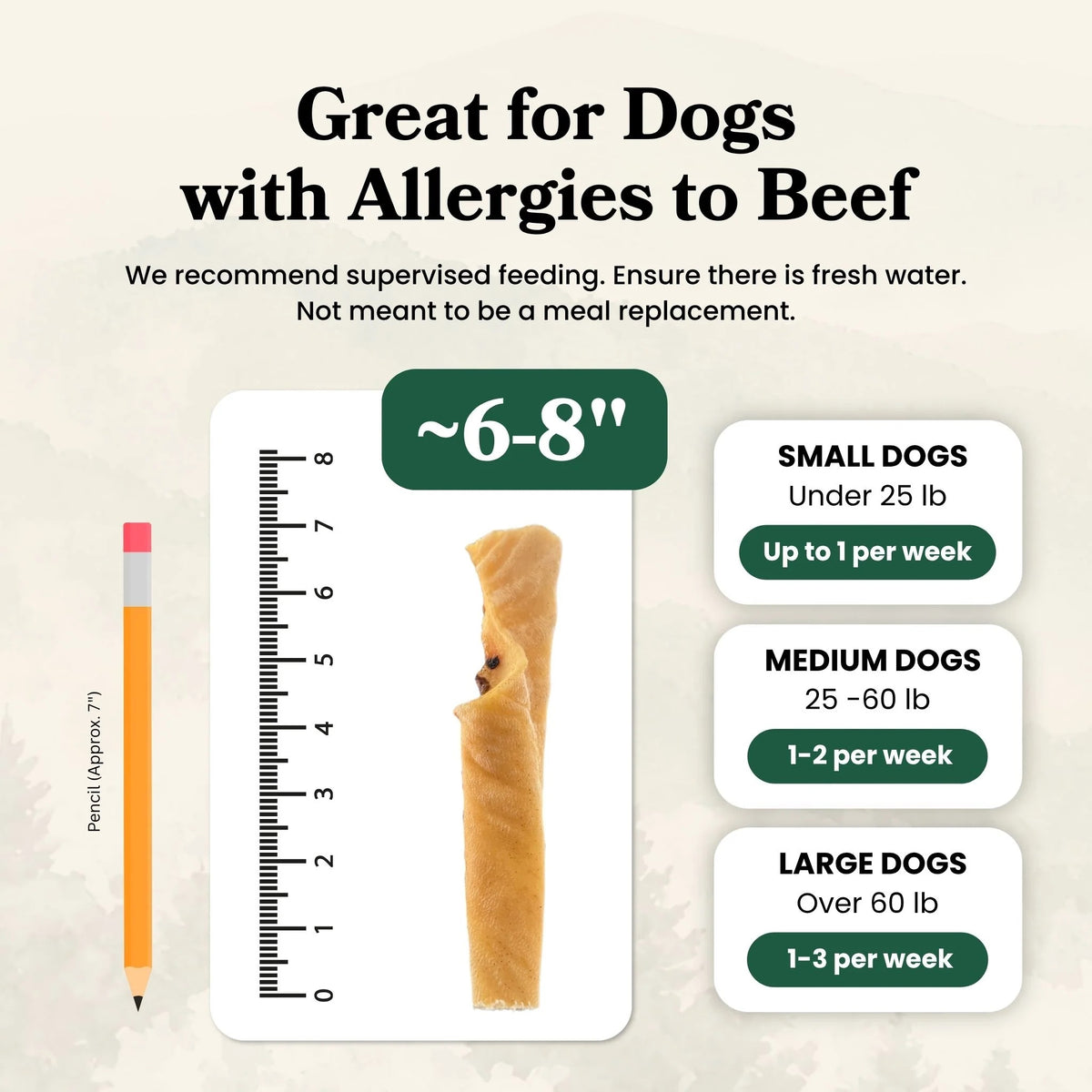 Deer Skin Strips - Dog Treats