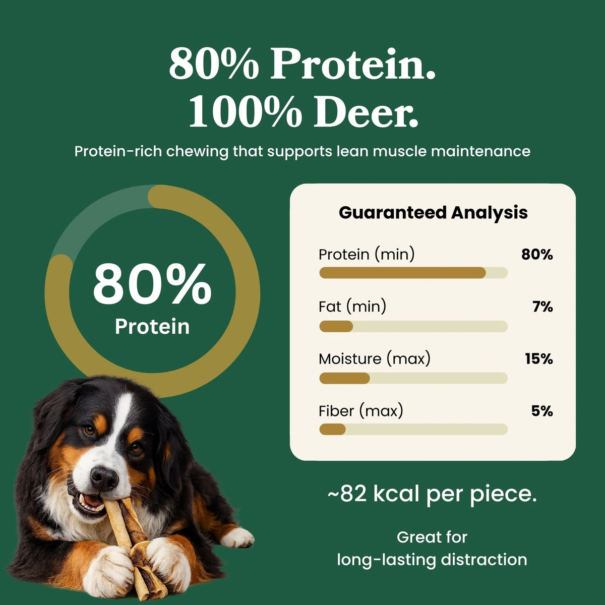 Deer Skin Strips - Dog Treats