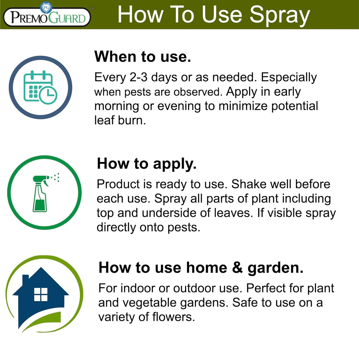 Plant and Garden Pest Control Concentrate By Premo Guard- 16 oz