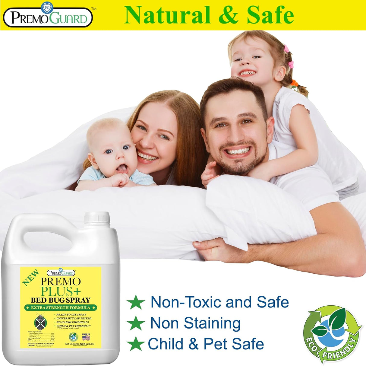 Bed Bug Plus Natural & Non-Toxic By Premo Guard