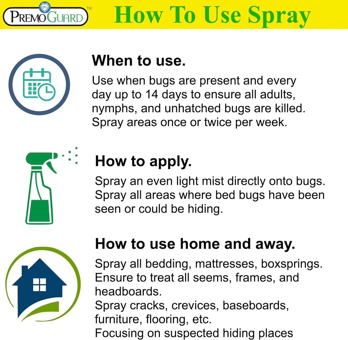 Bed Bug Plus Natural & Non-Toxic By Premo Guard