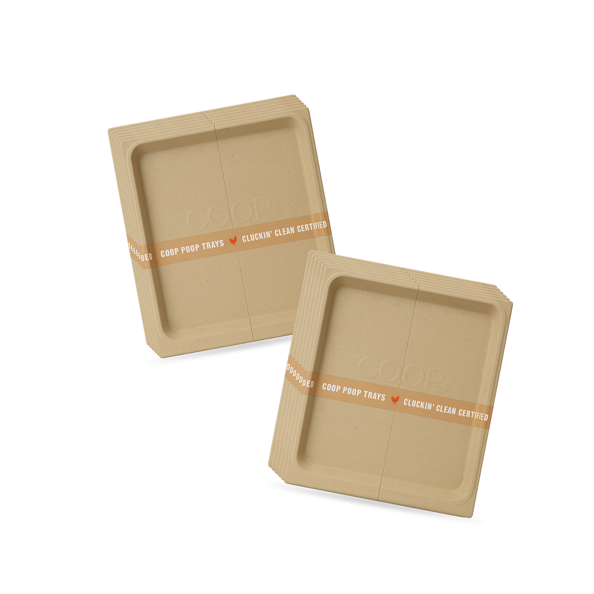 Chicken coop poop trays for bundle kit