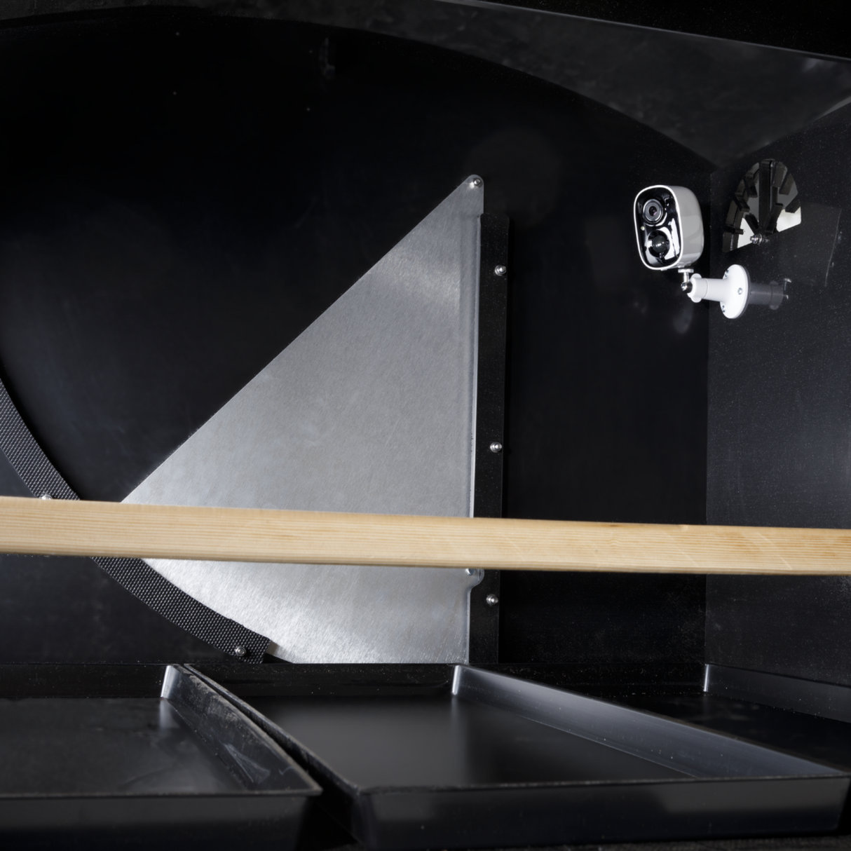 Hatching Time Nestera. Nestera camera can be seen inside of coop for constant monitoring of poultry