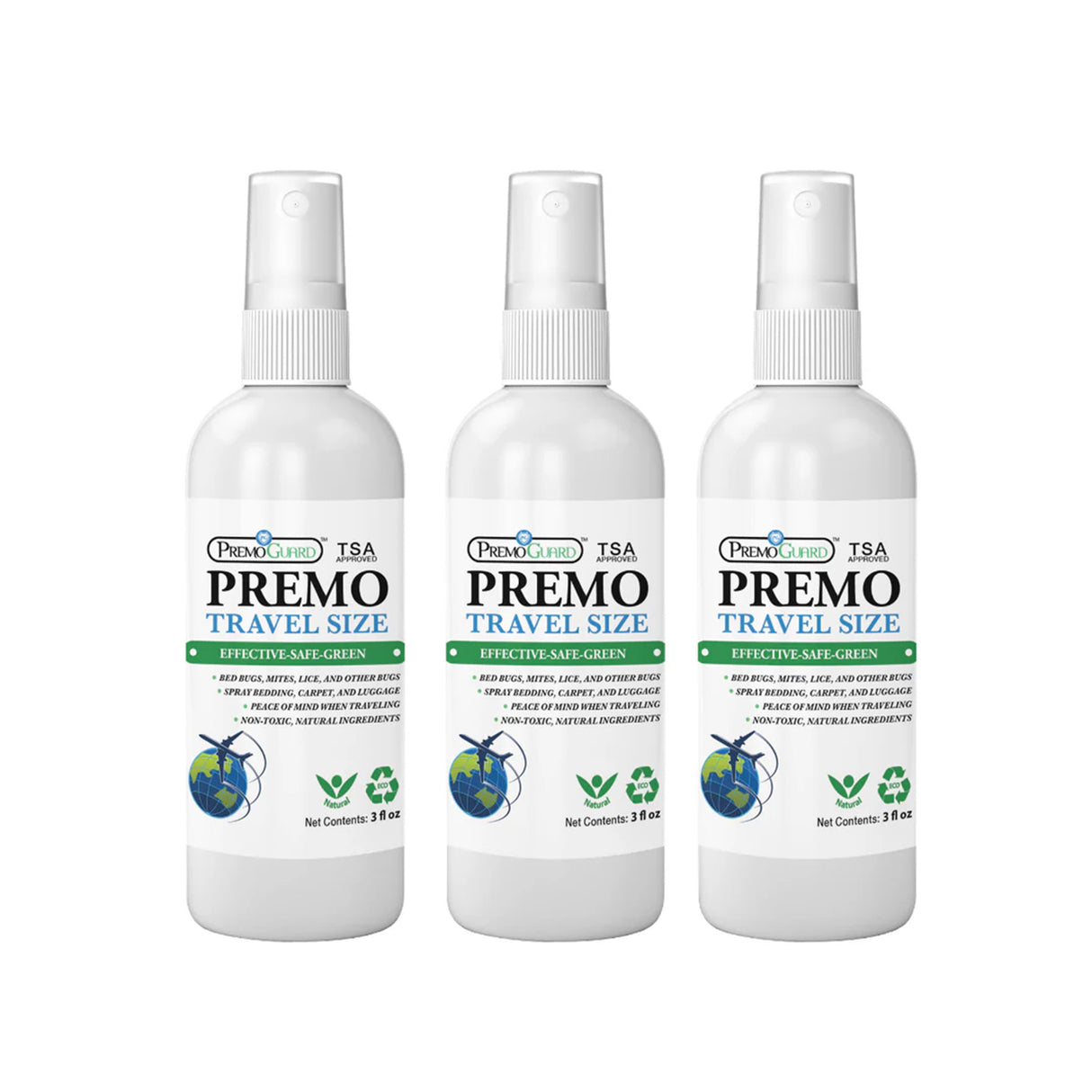 Bed Bug & Mite Killer - All Natural Non-Toxic - By Premo Guard