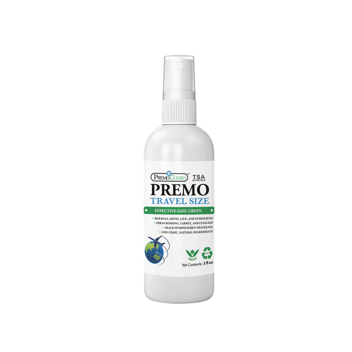 Premo travel size bed bug, mite, lice and other bugs fighter