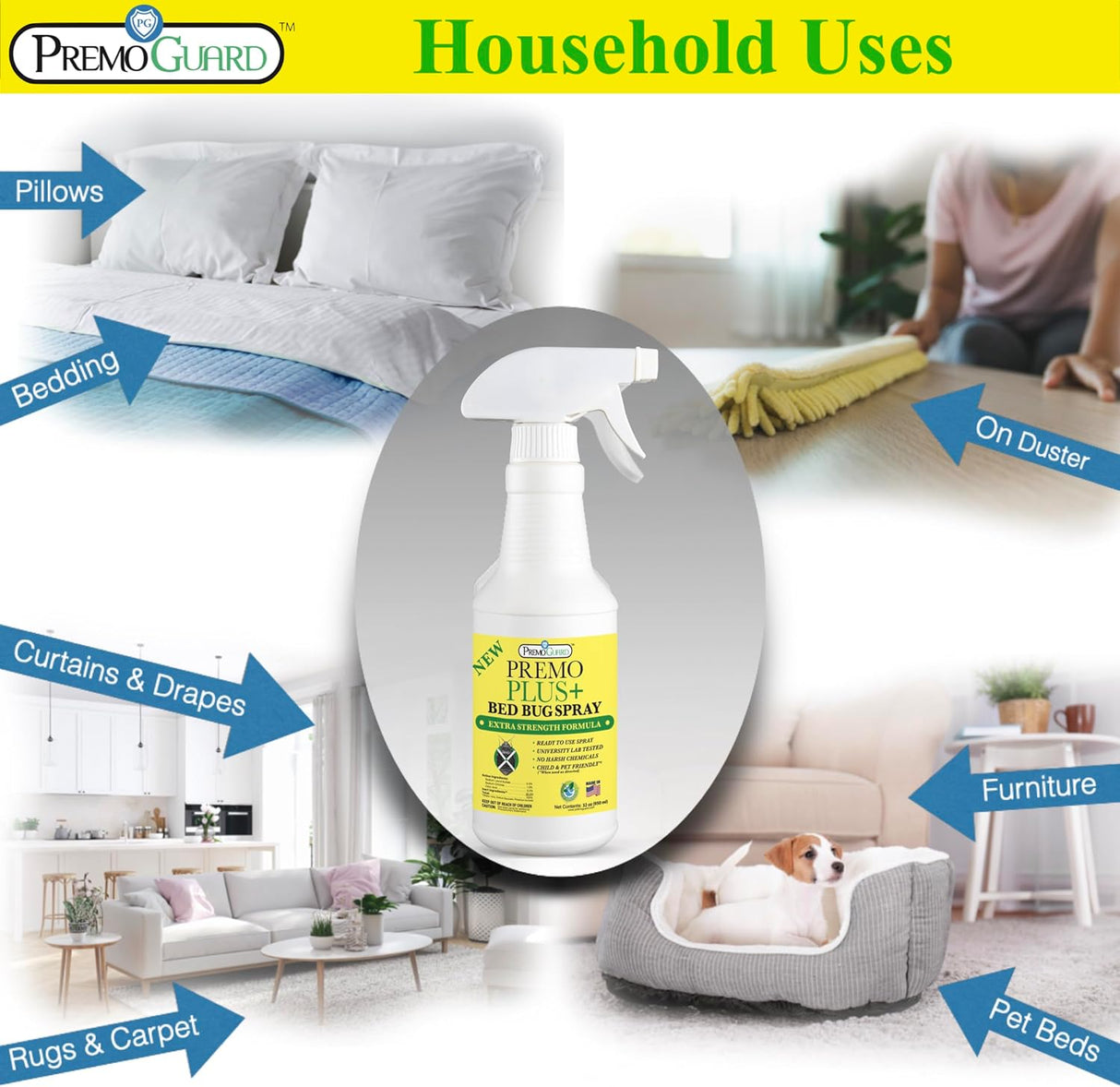 Bed Bug Plus By Premo Guard - 32 oz