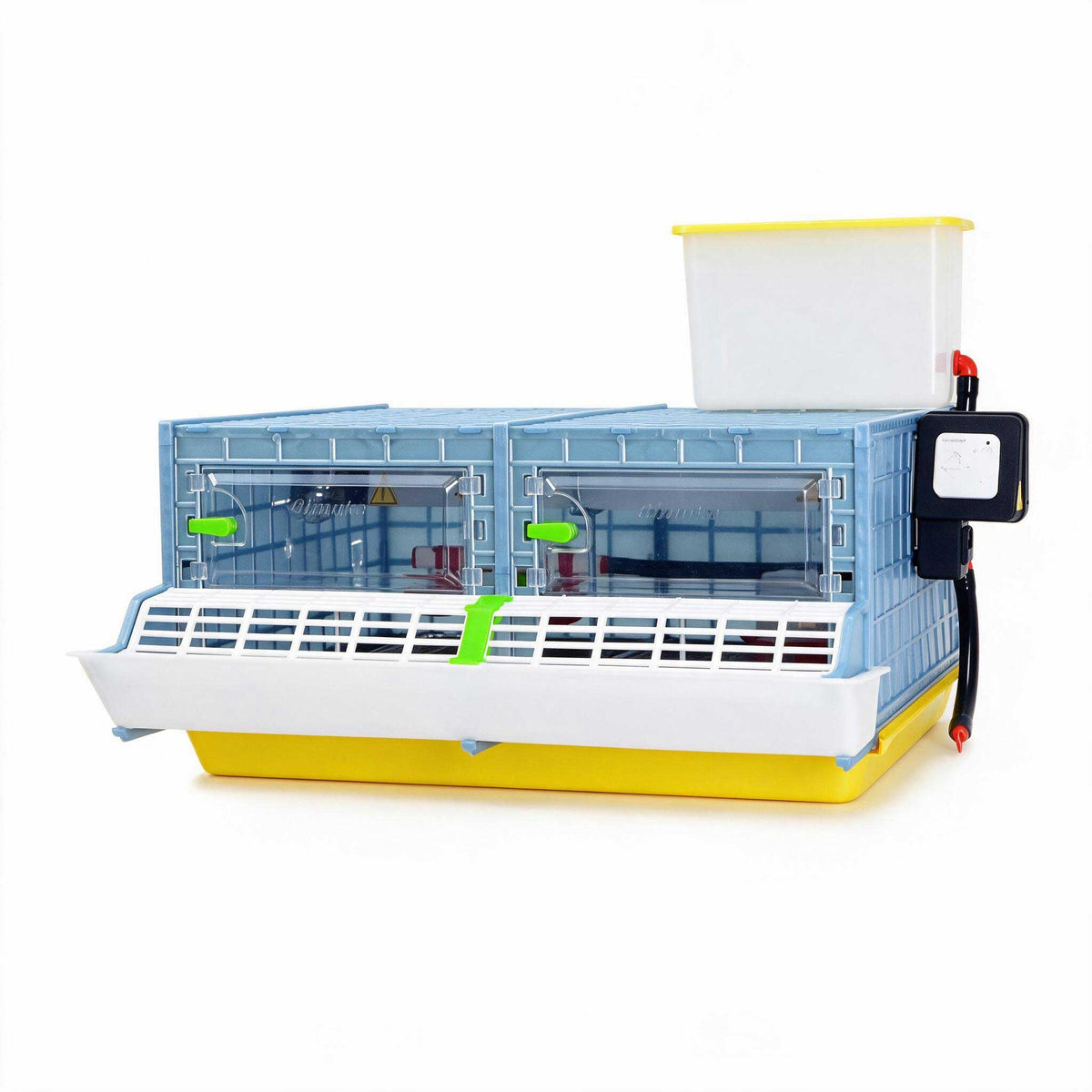 Chick Brooder - 2 Section H:9.5" (Starter Kit for Game Birds and Small Chicken Breeds)
