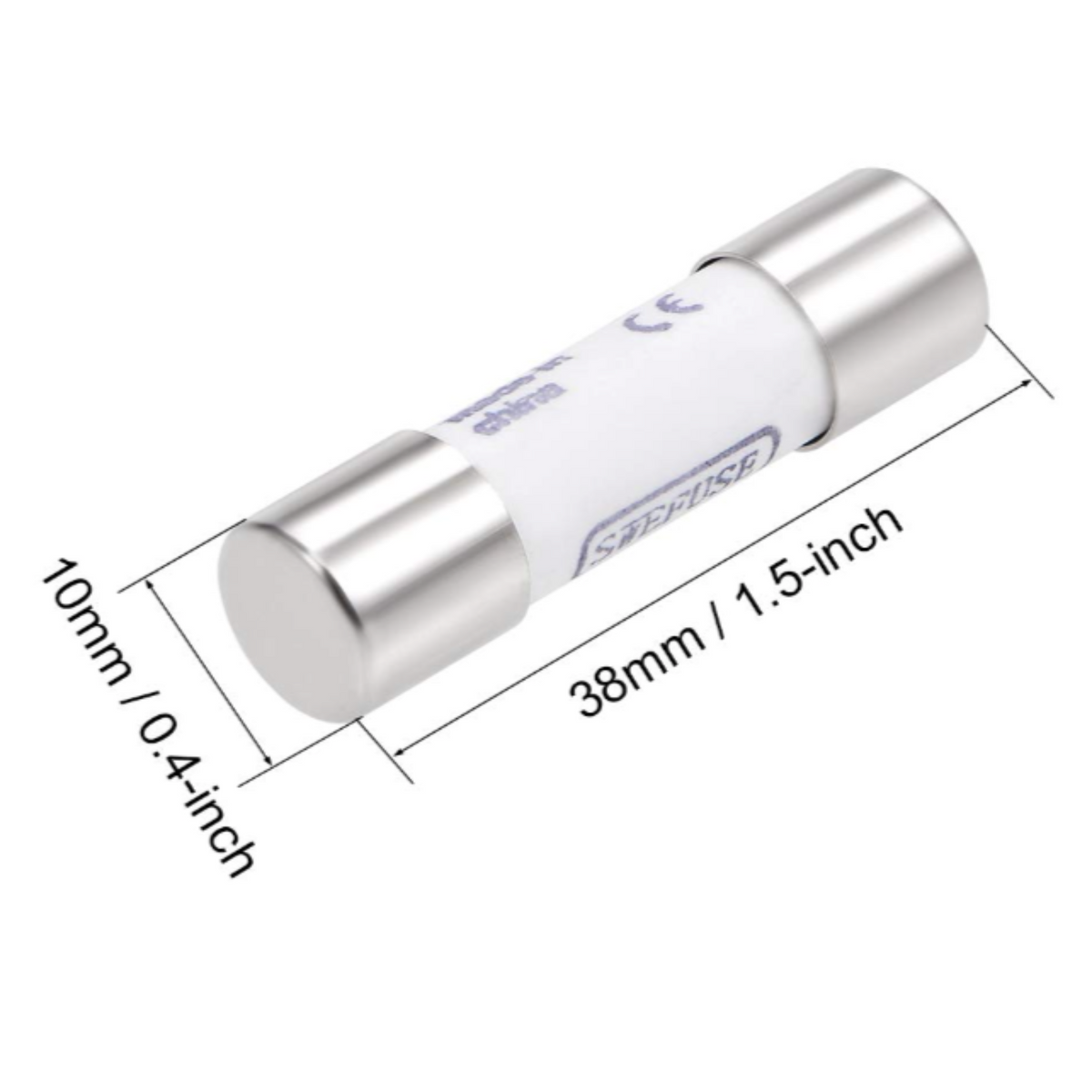 Ceramic Fuse - Slow Blow 10x38MM 25AMP | Hatching Time