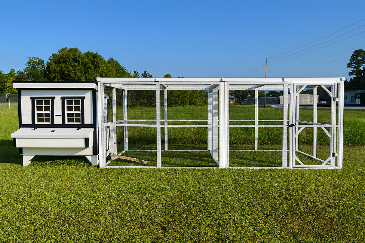 Wooden 16 Ft. Chicken Run