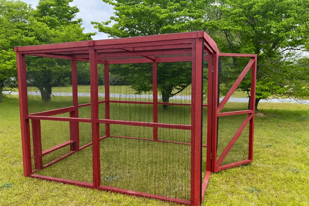 Wooden 16 Ft. Chicken Run