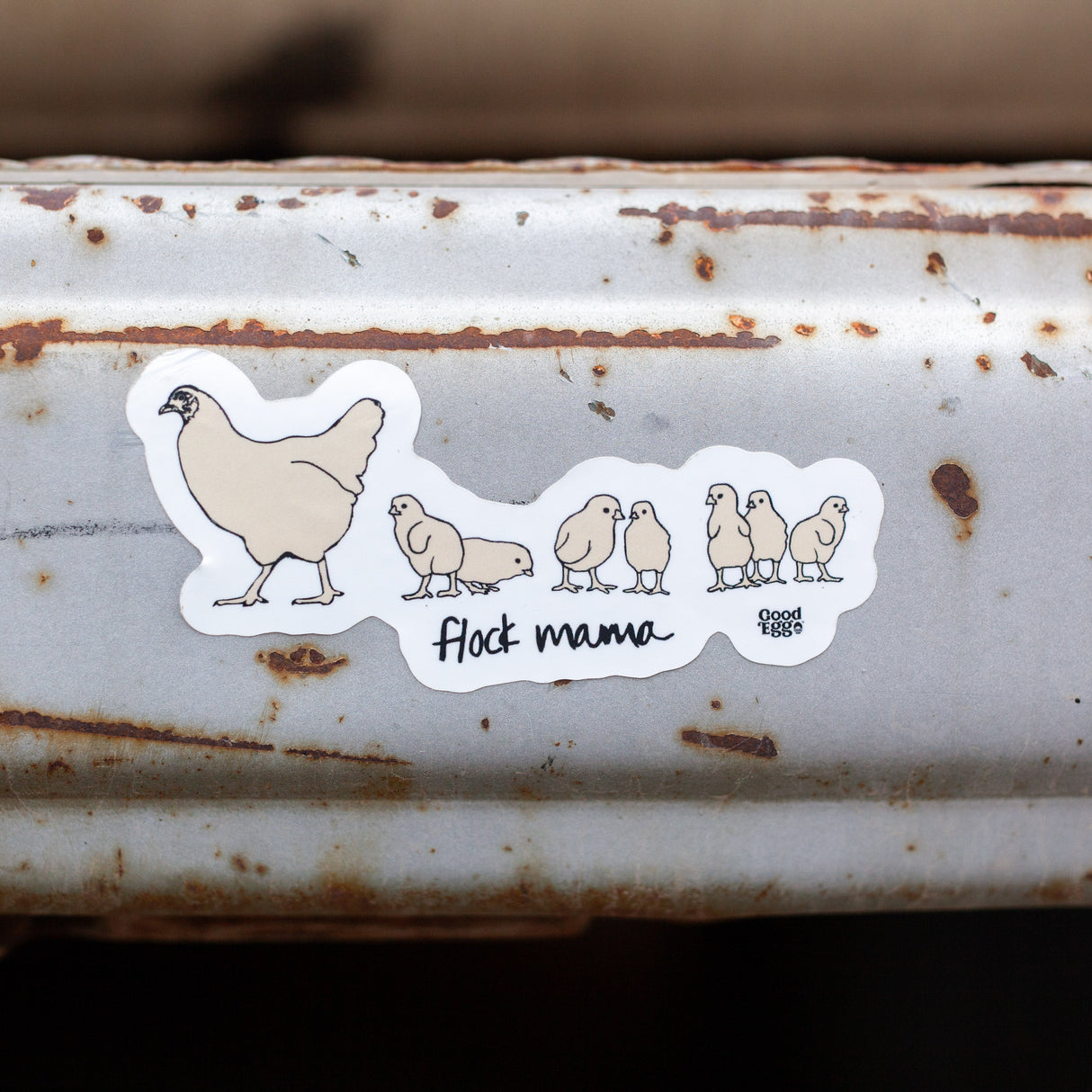 Good Egg Stuff Flock Mama & Chicks Sticker