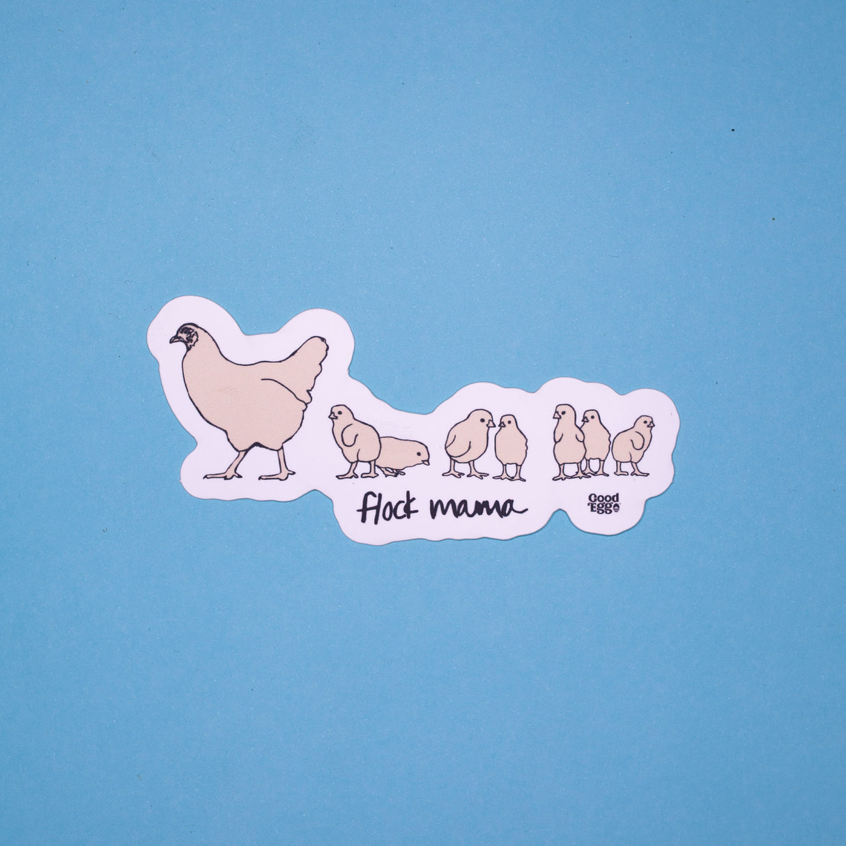 Good Egg Stuff Flock Mama & Chicks Sticker