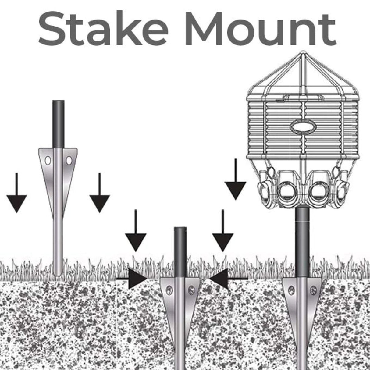 Hatching Time Coopworx Stake mount drawing seen in image for 80 lb feeder
.