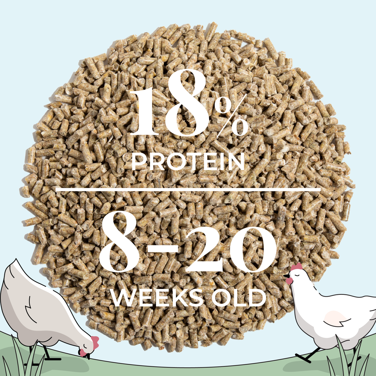 Mile Four (Grower Bundle) Organic Feed & Grit - 12 Week Supply for 6 Pullets