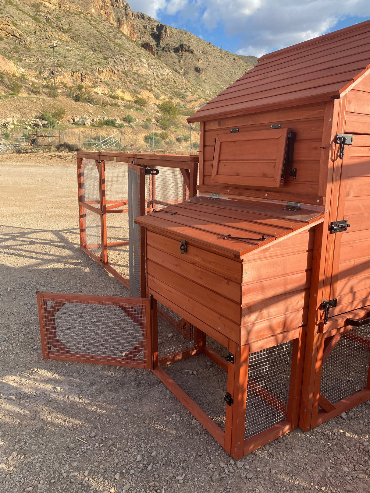 Chicken Coop for 6 Chickens - Orpington Lodge with Run Options