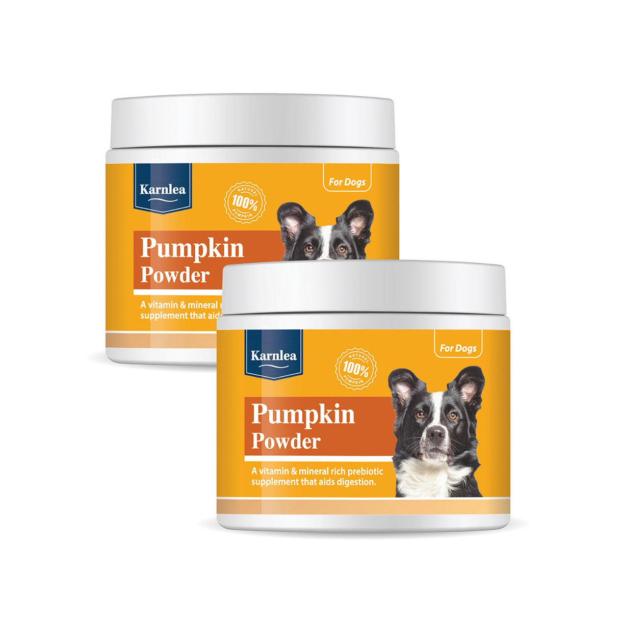 Product shot of Karnlea Pumpkin Powder for dogs