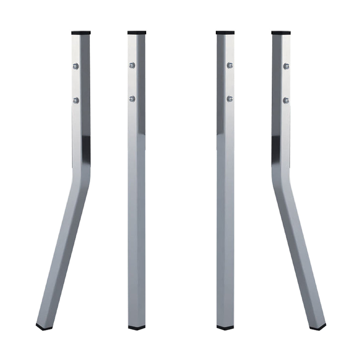 Set of four galvanized steel legs for Hatching Time Galvanized Nesting Box Series, providing a stable and rust-resistant base for elevated poultry nest boxes