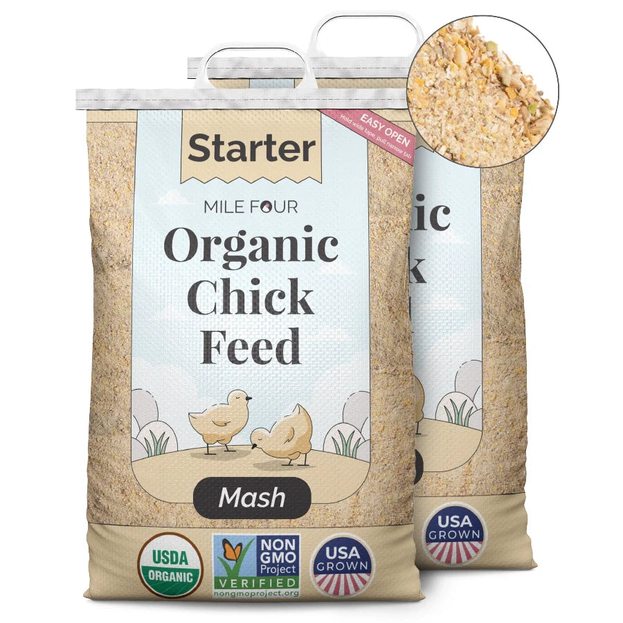 Mile Four Starter Organic Chicken Feed