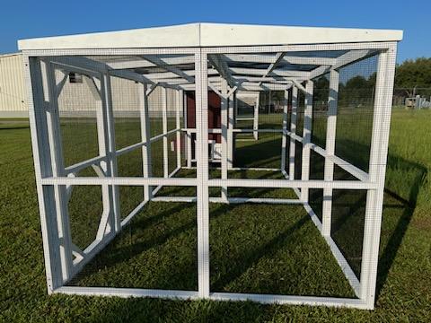 Wooden 16 Ft. Chicken Run