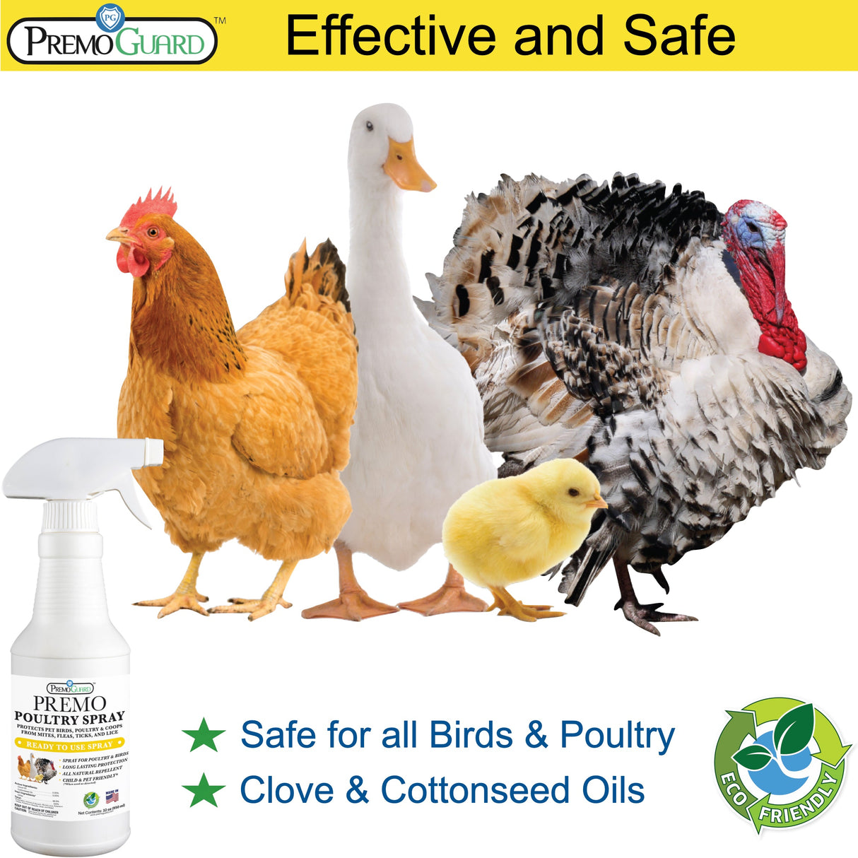 Natural Poultry Spray by Premo Guard