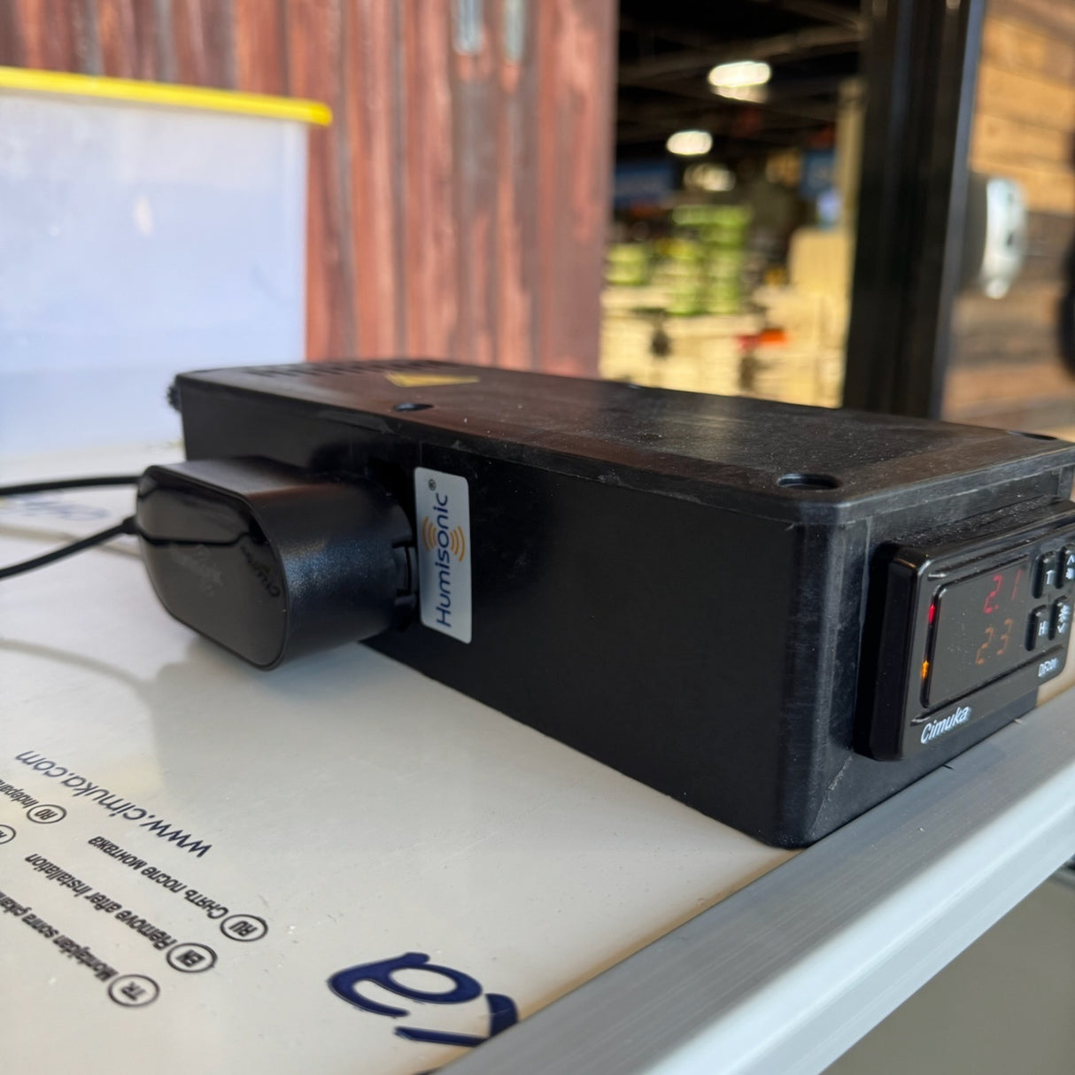 Hatching Time. Queen bee incubator digital control for Humisonic humidity system can be seen located on top of Queen bee incubator.