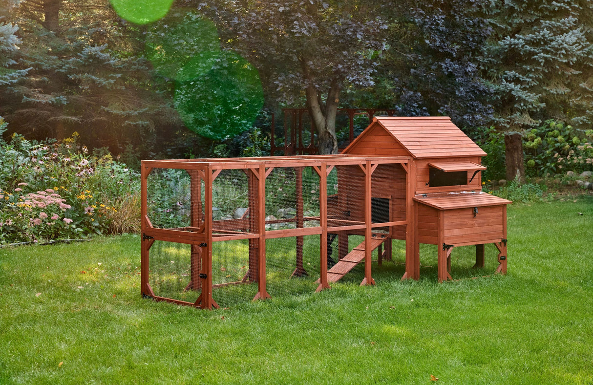 Chicken Coop for 10 Chickens - Rhode Island Homestead w/ Run Options
