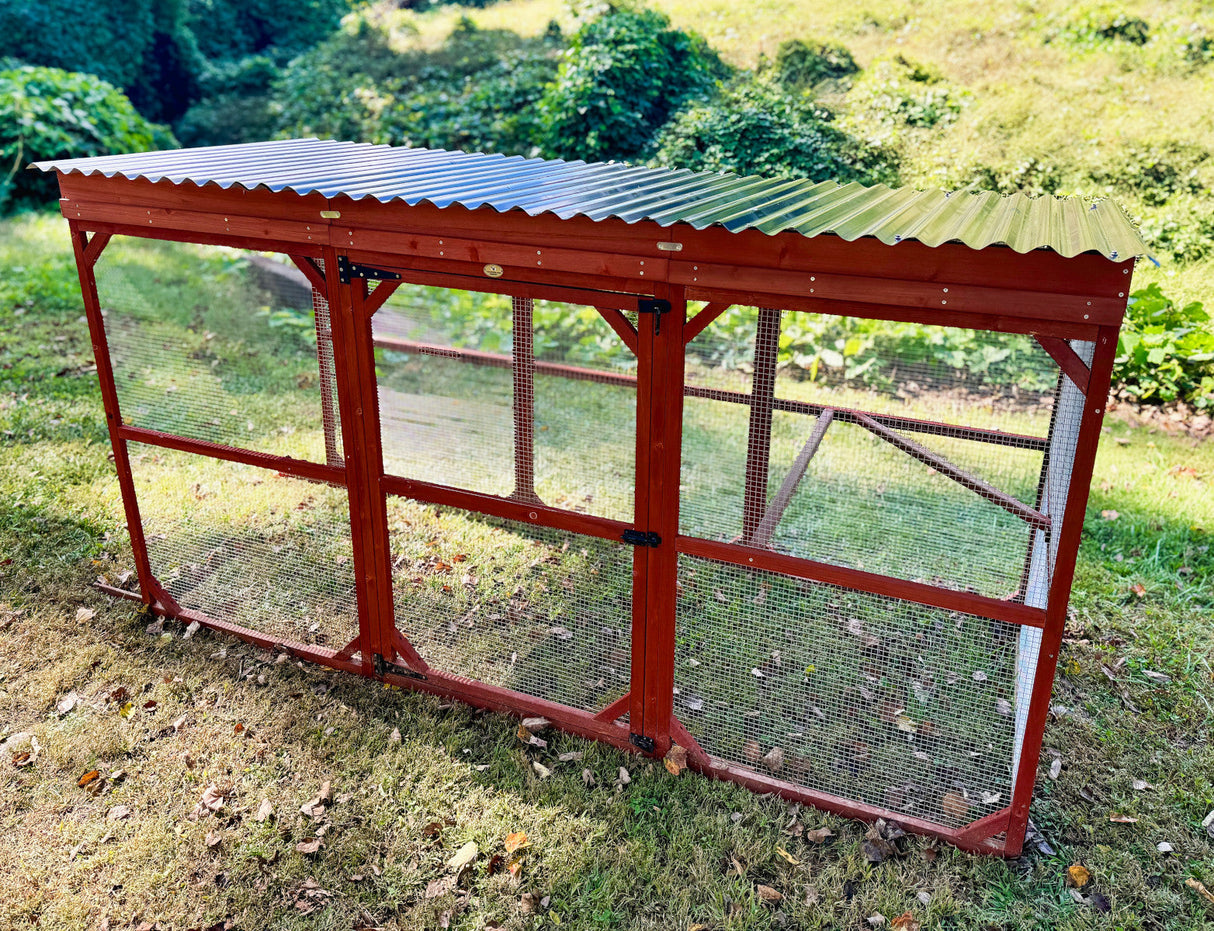 Metal Roof for Chicken Coop Run Extension (Orpington & Rhode Island)