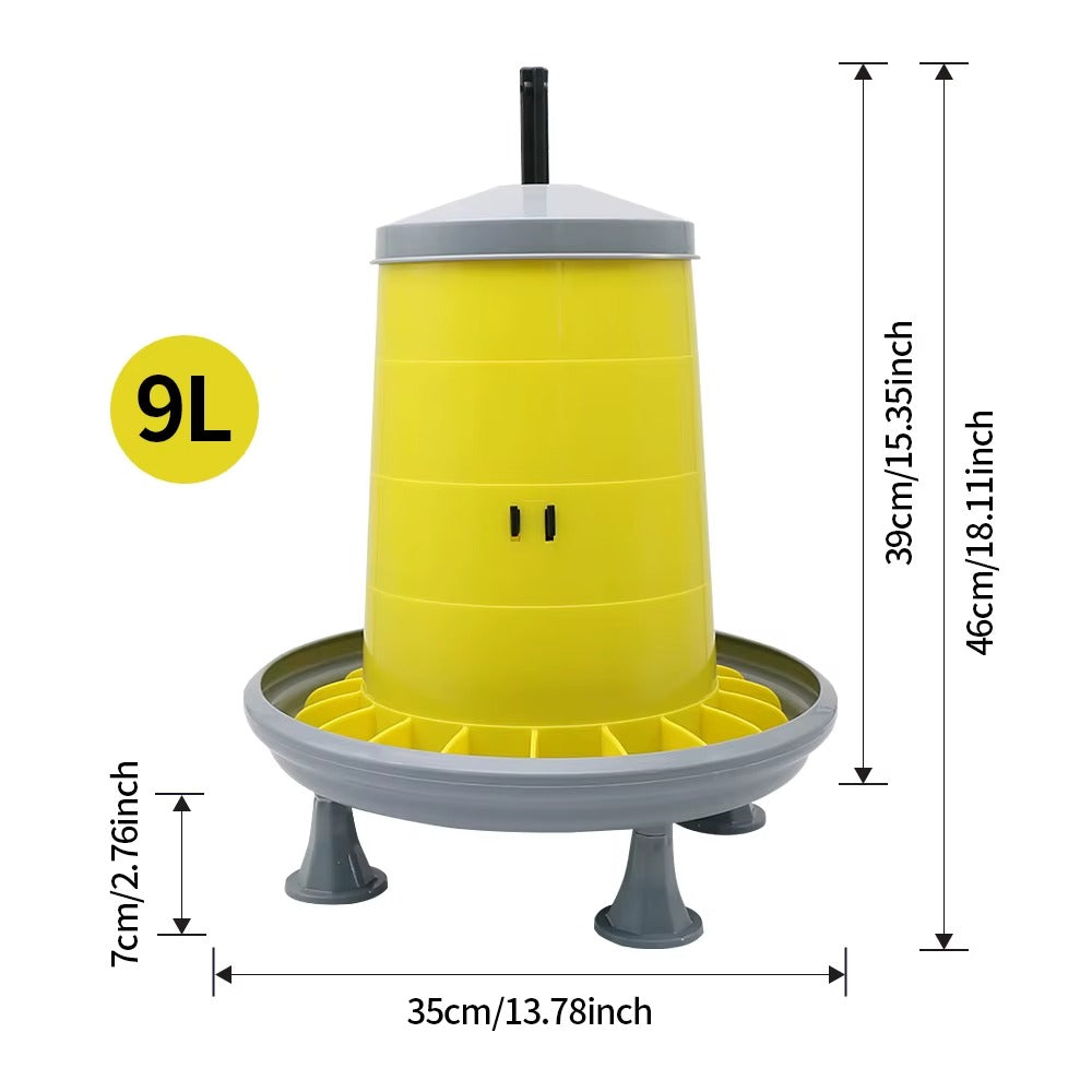 Anti-Waste Poultry Feeder - 14 lb