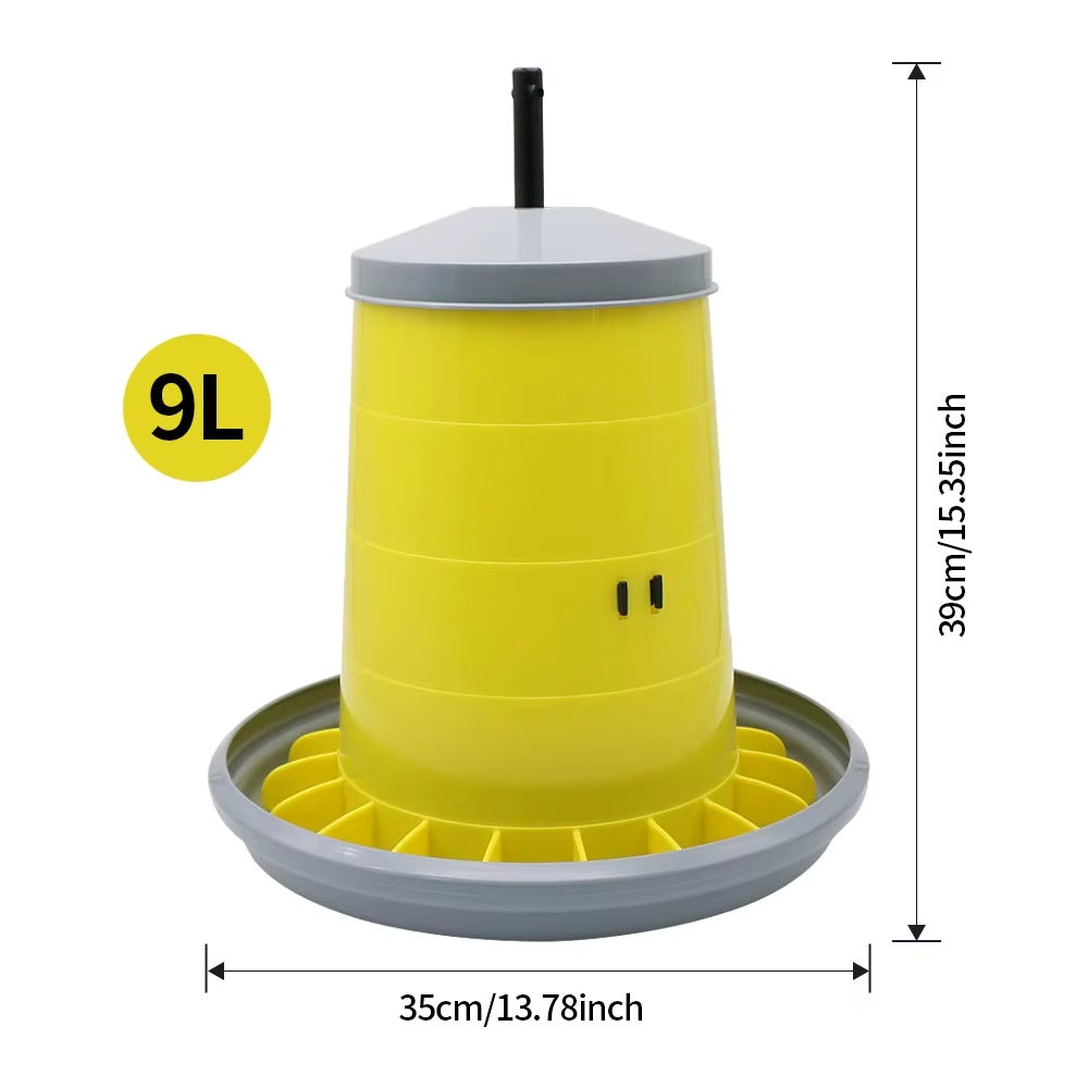 Anti-Waste Poultry Feeder - 14 lb