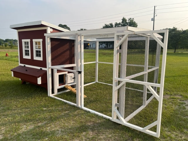 Wooden 8 Ft. Chicken Run