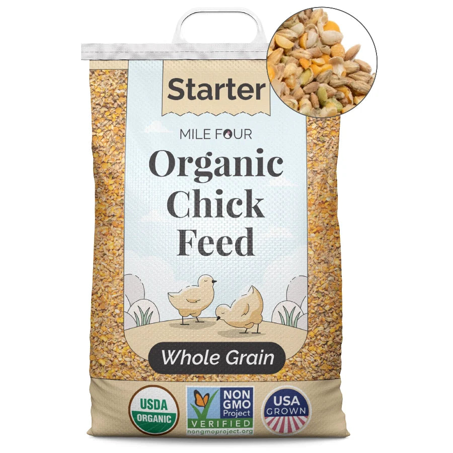 Mile Four Starter Organic Chicken Feed