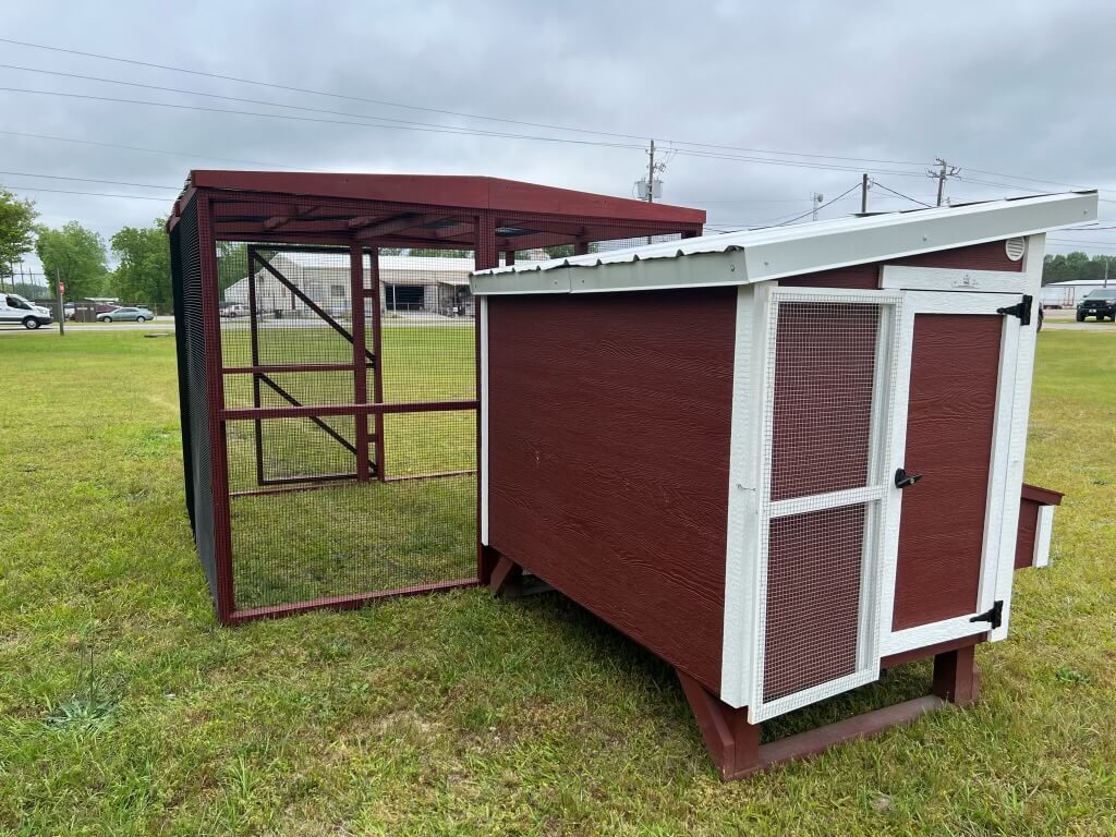 Wooden 16 Ft. Chicken Run