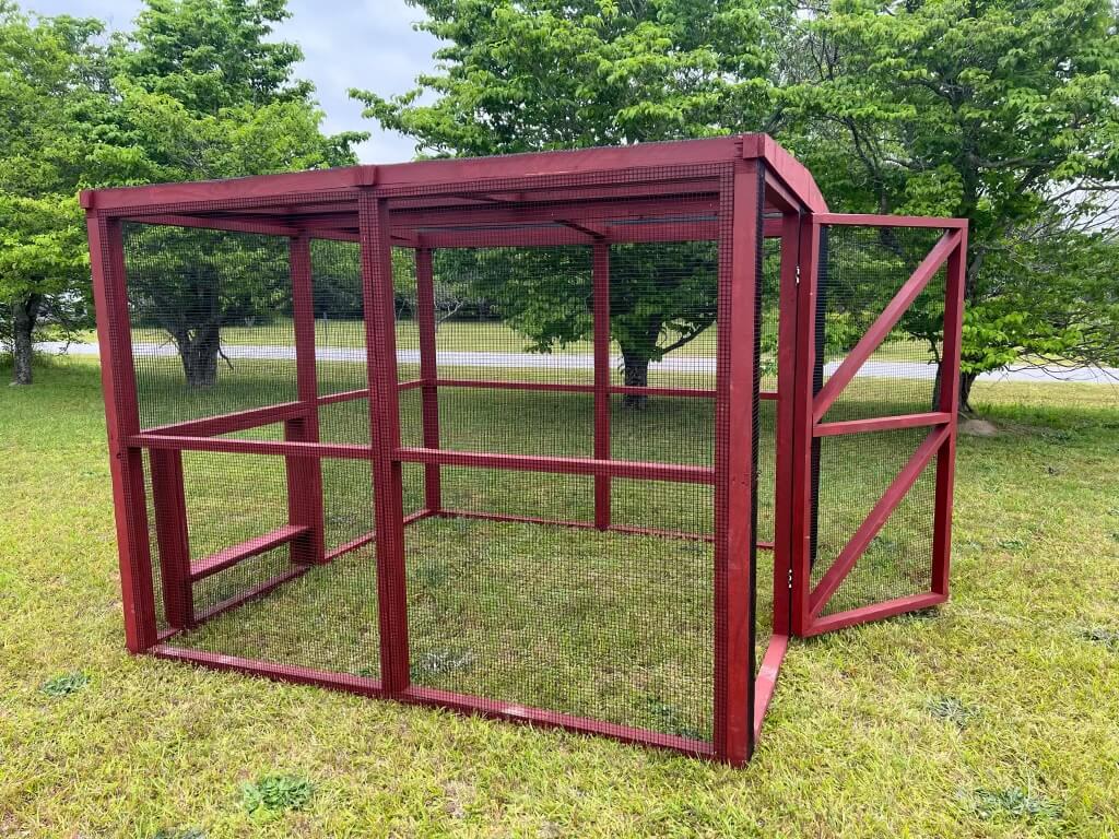 Wooden 16 Ft. Chicken Run