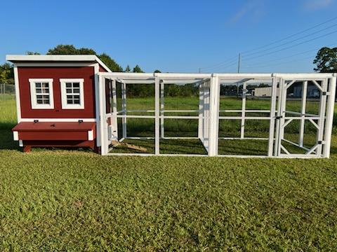 Wooden 16 Ft. Chicken Run