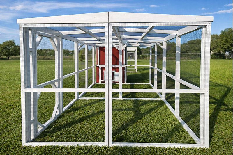 Wooden 16 Ft. Chicken Run