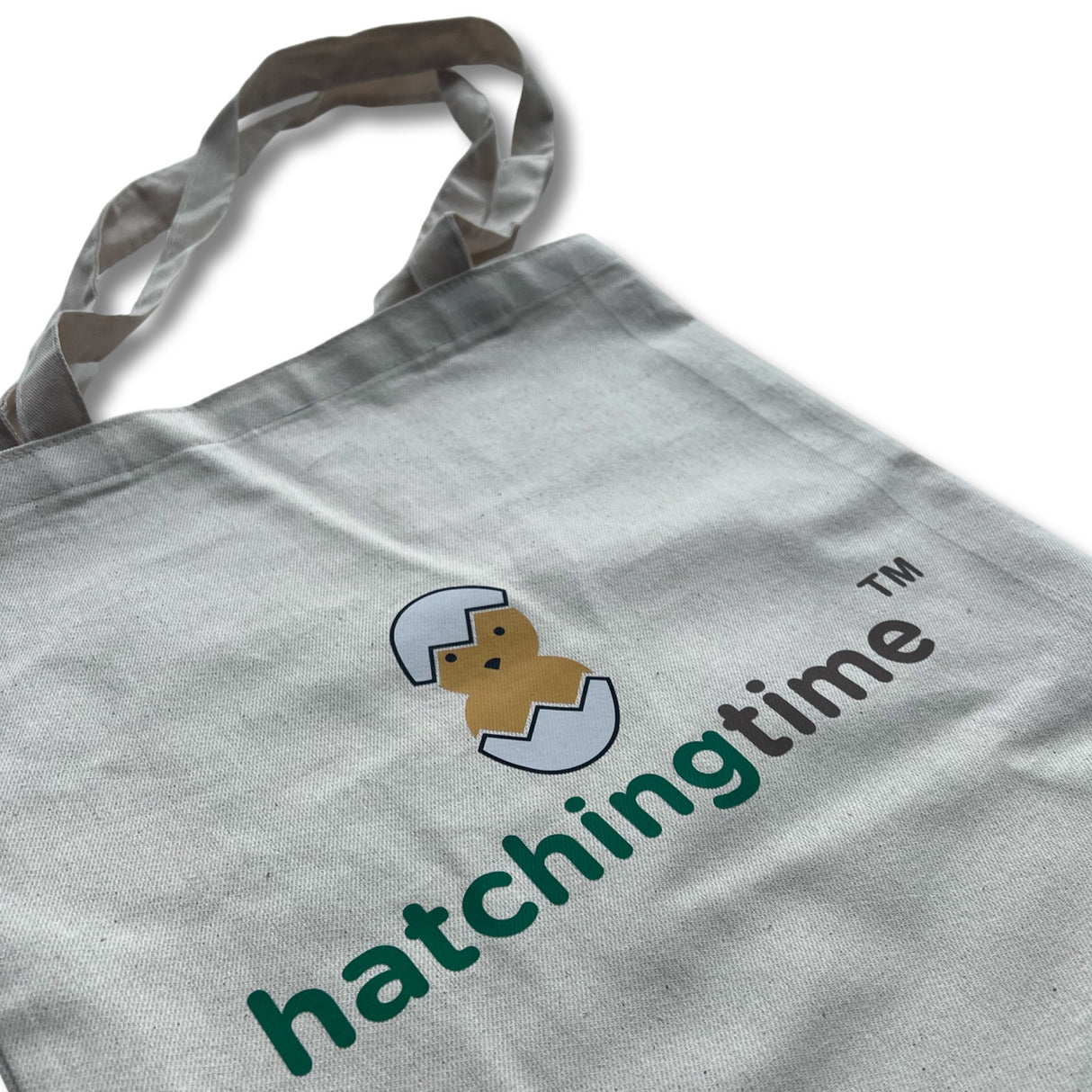 HatchingTime Shopping Bag Cream Front Closeup