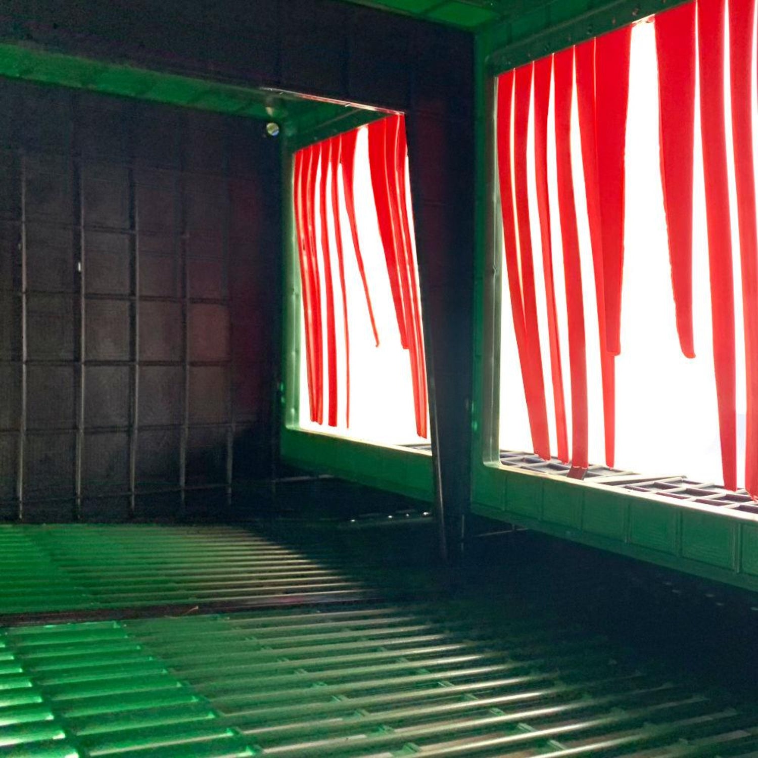 Hatching Time Cimuka. Interior view showing space inside of nesting box.