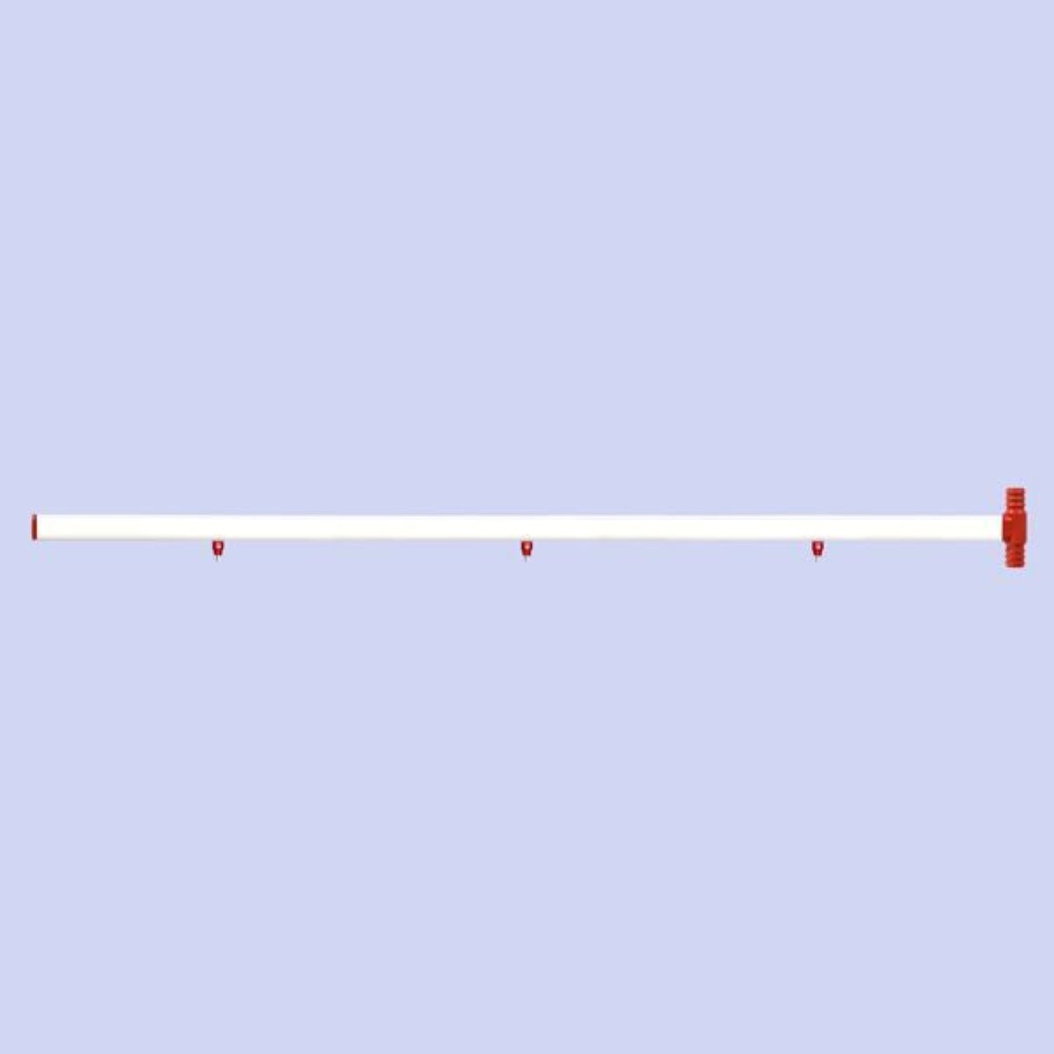 Hatching Time Cimuka. Image shows automatic drinker system with 3 nipple drinkers.