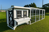 Wooden 16 Ft. Chicken Run