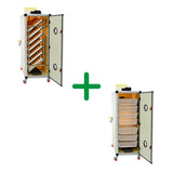 Hatching Time 1000 Egg Incubator Kit (500 Set + 500 Hatch) can be seen in image in bundle.