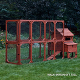Chicken Coop for 6 Chickens - Orpington Lodge with Run Options