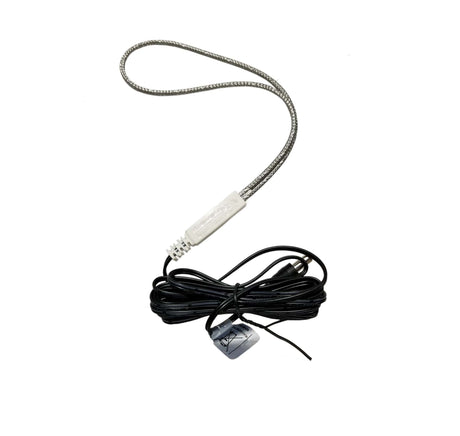 12W poultry drinker heater cable with stainless steel coating and 12V safe power system for preventing frozen water
