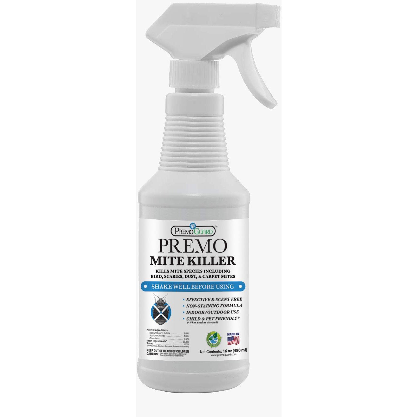 Mite Killer Spray by Premo Guard - 16 oz
